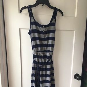 Navy stripped sundress